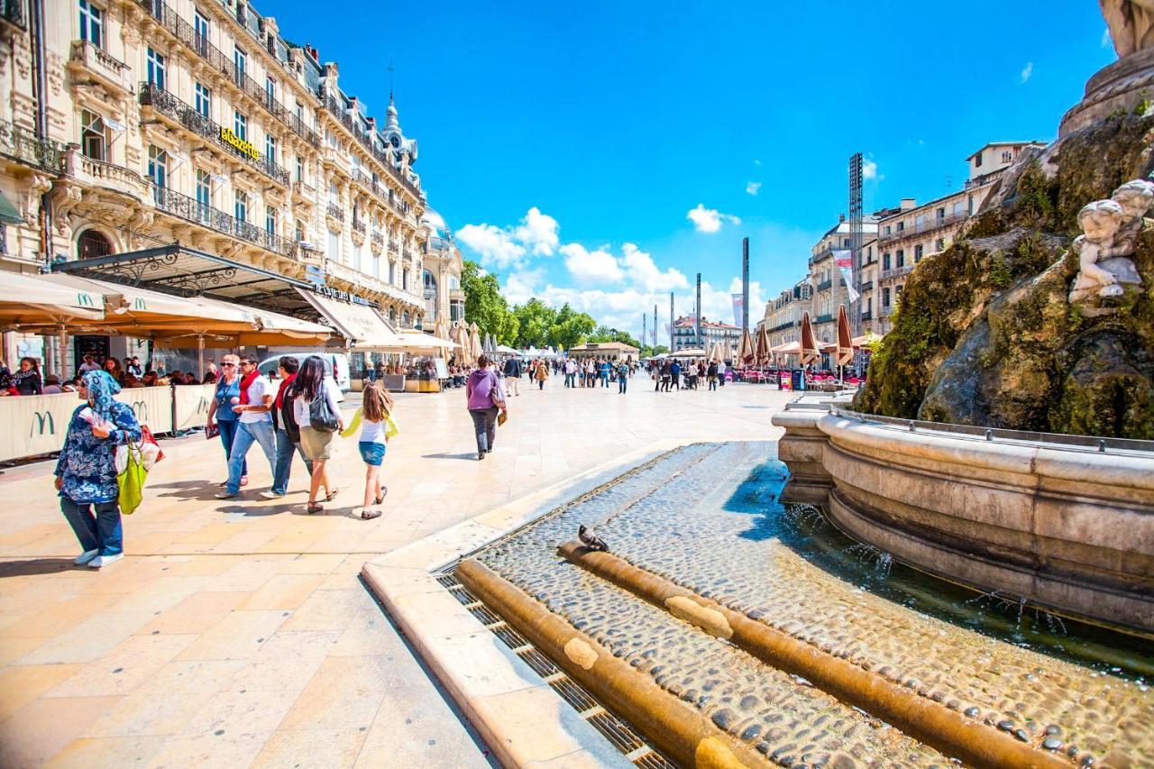 Appartement Montpellier Comedie Gare St Roch Exterior foto